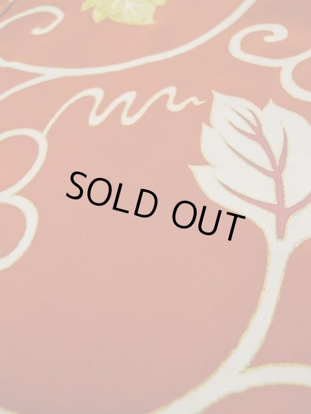 画像11: L0224F  留袖 女性用着物  シルク（正絹）   黒, 唐花 【中古】 【USED】 【リサイクル】 ★★★☆☆ (11)