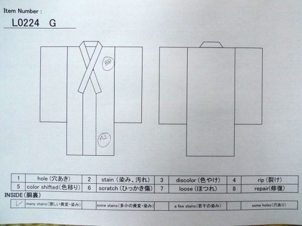 画像8: L0224G  喪服 女性用着物  シルク(正絹)   黒,  【中古】 【USED】 【リサイクル】 ★☆☆☆☆ (8)