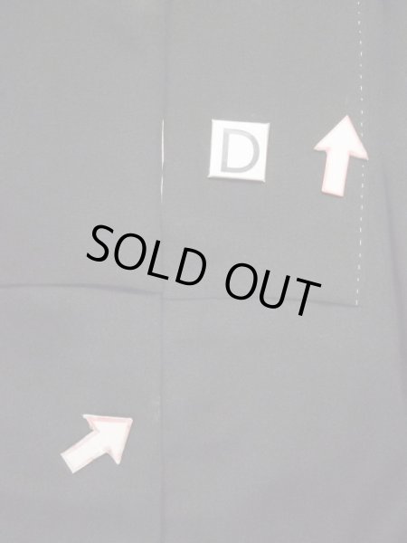 画像14: L0224K  喪服 女性用着物  シルク（正絹）   黒,  【中古】 【USED】 【リサイクル】 ★★☆☆☆ (14)