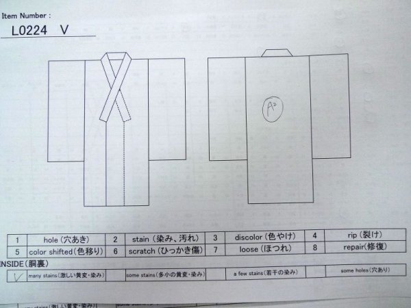 画像12: L0224V  喪服 女性用着物  シルク(正絹)   黒,  【中古】 【USED】 【リサイクル】 ★★★☆☆ (12)