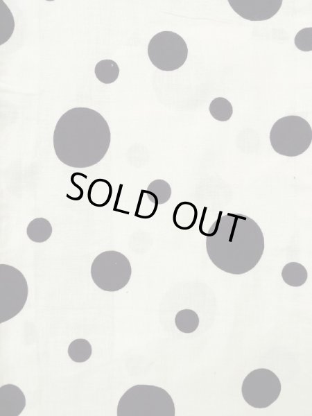 画像4: L0309F  浴衣(日本製) 女性用着物  麻   オフ ホワイト, 小さな点々 【中古】 【USED】 【リサイクル】 ★★☆☆☆ (4)