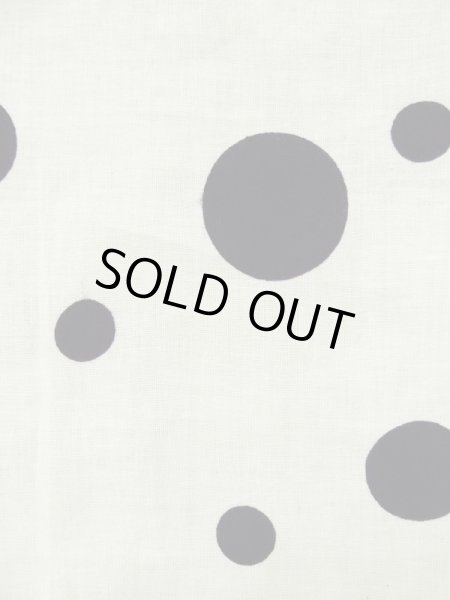 画像5: L0309F  浴衣(日本製) 女性用着物  麻   オフ ホワイト, 小さな点々 【中古】 【USED】 【リサイクル】 ★★☆☆☆ (5)