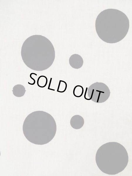 画像6: L0309F  浴衣(日本製) 女性用着物  麻   オフ ホワイト, 小さな点々 【中古】 【USED】 【リサイクル】 ★★☆☆☆ (6)