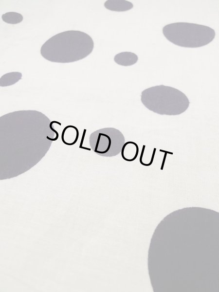 画像8: L0309F  浴衣(日本製) 女性用着物  麻   オフ ホワイト, 小さな点々 【中古】 【USED】 【リサイクル】 ★★☆☆☆ (8)