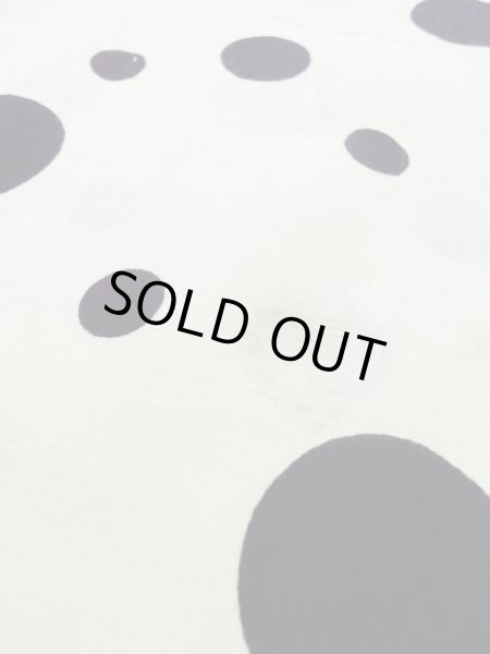 画像9: L0309F  浴衣(日本製) 女性用着物  麻   オフ ホワイト, 小さな点々 【中古】 【USED】 【リサイクル】 ★★☆☆☆ (9)