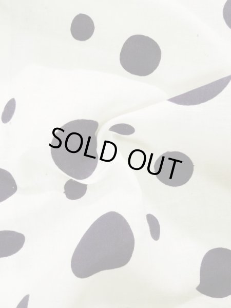 画像11: L0309F  浴衣(日本製) 女性用着物  麻   オフ ホワイト, 小さな点々 【中古】 【USED】 【リサイクル】 ★★☆☆☆ (11)