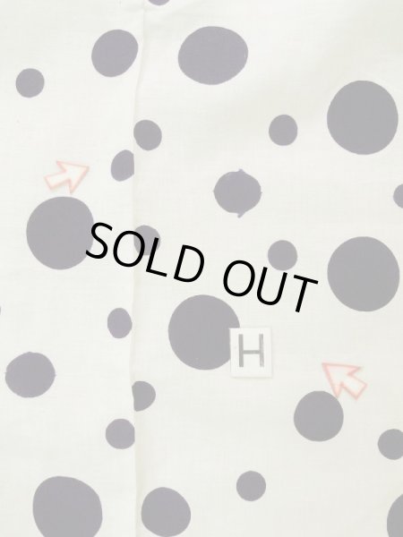 画像20: L0309F  浴衣(日本製) 女性用着物  麻   オフ ホワイト, 小さな点々 【中古】 【USED】 【リサイクル】 ★★☆☆☆ (20)