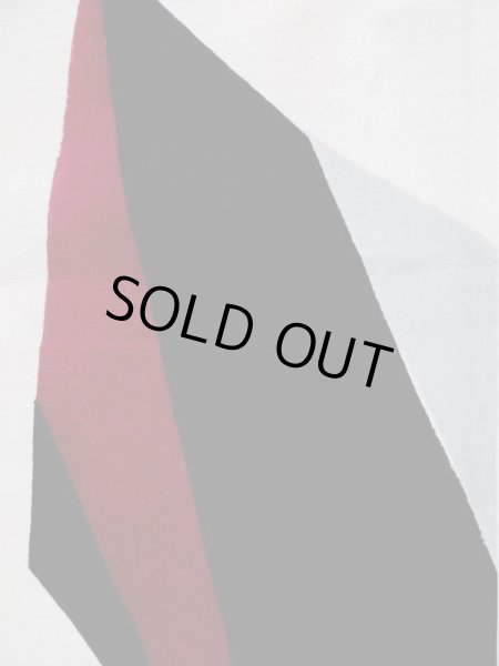 画像6: L0309J  浴衣(日本製) 女性用着物  麻   オフ ホワイト, 抽象的模様 【中古】 【USED】 【リサイクル】 ★★★☆☆ (6)