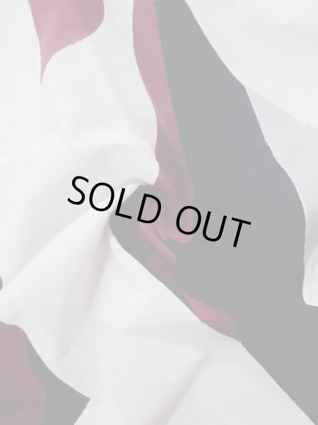 画像12: L0309J  浴衣(日本製) 女性用着物  麻   オフ ホワイト, 抽象的模様 【中古】 【USED】 【リサイクル】 ★★★☆☆ (12)