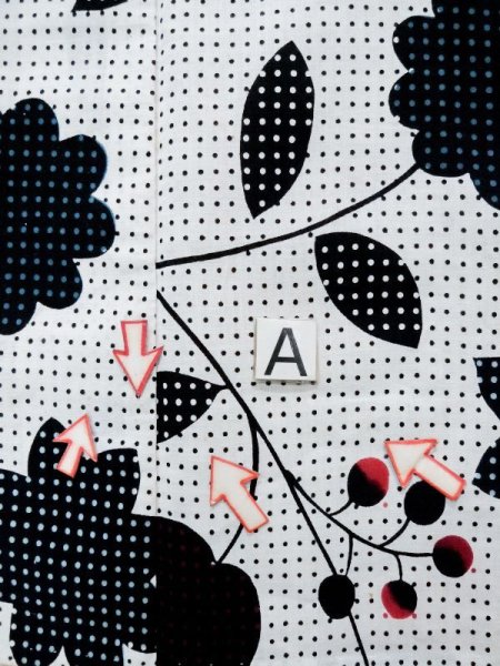 画像14: L0309K  浴衣(日本製) 女性用着物  麻   オフ ホワイト, 花 【中古】 【USED】 【リサイクル】 ★★★☆☆ (14)