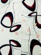画像21: L0309L  浴衣（日本製） 女性用着物  麻   オフ　ホワイト, 抽象的模様 【中古】 【USED】 【リサイクル】 ★★☆☆☆ (21)