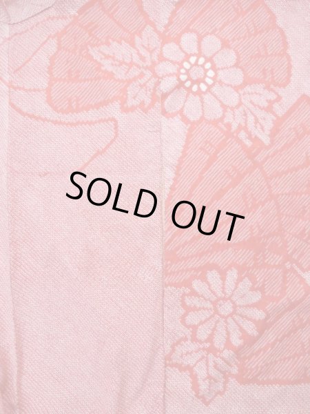 画像5: L0309U  振袖 女性用着物  シルク(正絹)   紫, 花 【中古】 【USED】 【リサイクル】 ★★★☆☆ (5)