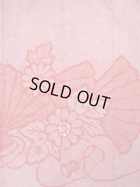 画像7: L0309U  振袖 女性用着物  シルク(正絹)   紫, 花 【中古】 【USED】 【リサイクル】 ★★★☆☆ (7)