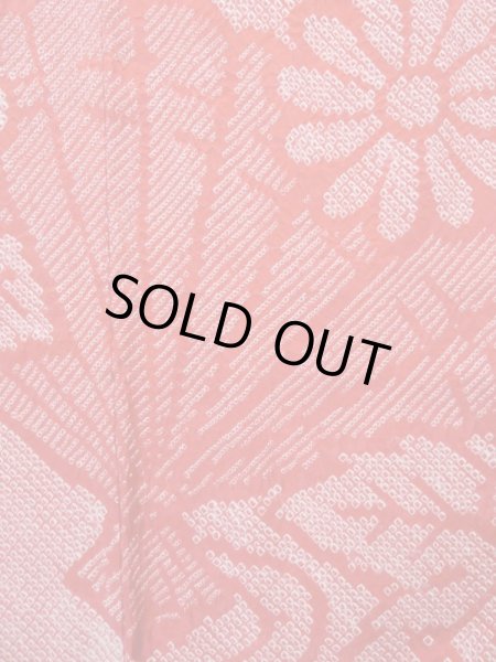 画像9: L0309U  振袖 女性用着物  シルク(正絹)   紫, 花 【中古】 【USED】 【リサイクル】 ★★★☆☆ (9)