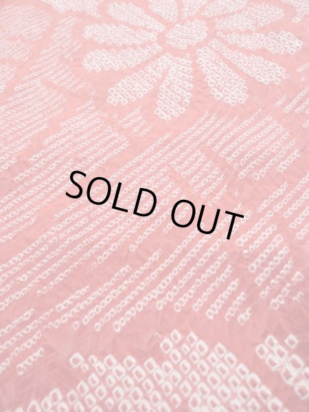 画像12: L0309U  振袖 女性用着物  シルク(正絹)   紫, 花 【中古】 【USED】 【リサイクル】 ★★★☆☆ (12)