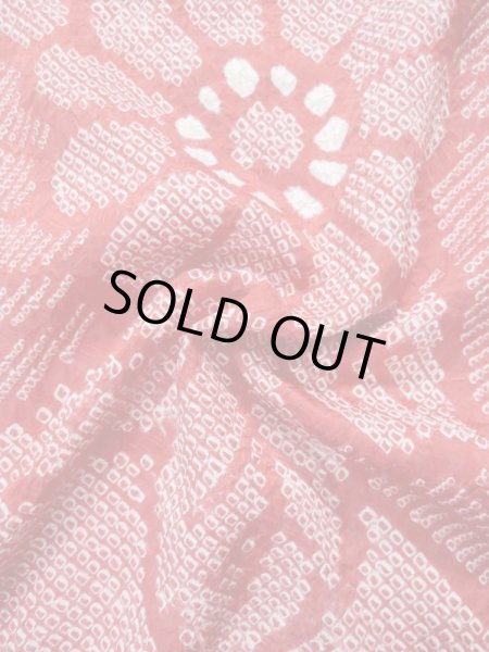 画像16: L0309U  振袖 女性用着物  シルク(正絹)   紫, 花 【中古】 【USED】 【リサイクル】 ★★★☆☆ (16)