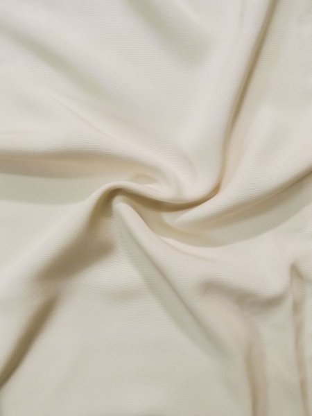 画像15: L0316G  訪問着 女性用着物  シルク(正絹)   オフ ホワイト, 菊 【中古】 【USED】 【リサイクル】 ★★☆☆☆ (15)