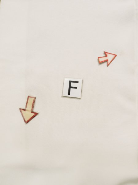 画像23: L0316G  訪問着 女性用着物  シルク(正絹)   オフ ホワイト, 菊 【中古】 【USED】 【リサイクル】 ★★☆☆☆ (23)