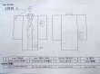 画像13: L0316I  付下げ 女性用着物  シルク（正絹） スモーキーな クリーミーな ローズ, 抽象的模様 【中古】 【USED】 【リサイクル】 ★★☆☆☆ (13)