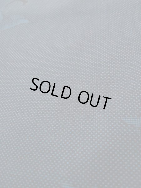 画像10: L0316J Mint  大島紬 女性用着物  シルク（正絹） スモーキーな  コーラル, 花 【中古】 【USED】 【リサイクル】 ★★★★★ (10)