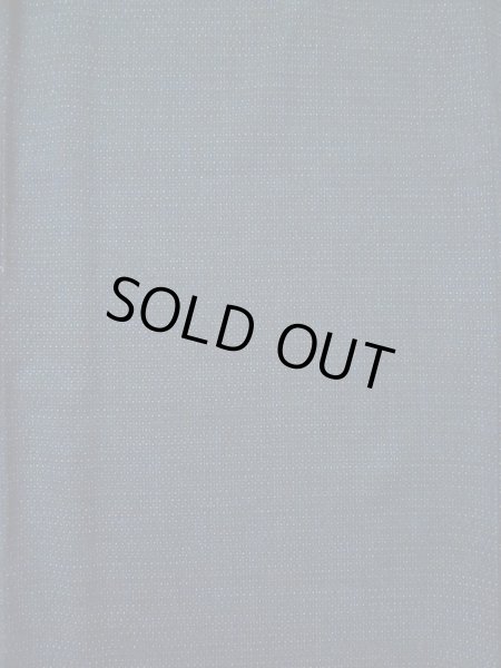 画像4: L0316R  男性用着物 男性用着物  ウール   青, 亀甲 【中古】 【USED】 【リサイクル】 ★★☆☆☆ (4)