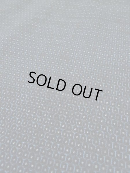 画像7: L0316R  男性用着物 男性用着物  ウール   青, 亀甲 【中古】 【USED】 【リサイクル】 ★★☆☆☆ (7)