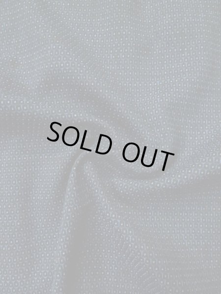 画像10: L0316R  男性用着物 男性用着物  ウール   青, 亀甲 【中古】 【USED】 【リサイクル】 ★★☆☆☆ (10)