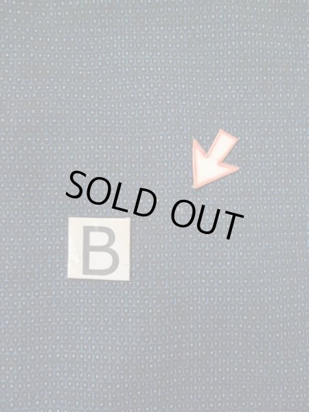 画像13: L0316R  男性用着物 男性用着物  ウール   青, 亀甲 【中古】 【USED】 【リサイクル】 ★★☆☆☆ (13)