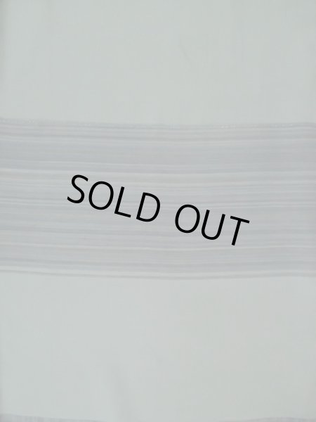 画像3: L0316S  男性用襦袢 男性用着物  シルク(正絹) 甘い  グレー(灰色), 線 【中古】 【USED】 【リサイクル】 ★★★☆☆ (3)