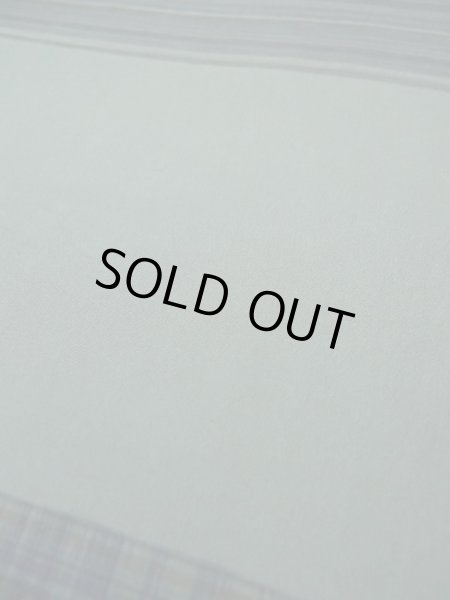 画像8: L0316S  男性用襦袢 男性用着物  シルク(正絹) 甘い  グレー(灰色), 線 【中古】 【USED】 【リサイクル】 ★★★☆☆ (8)