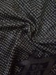 画像13: L0318D  羽織 女性用着物  シルク（正絹）   黒, 菱 【中古】 【USED】 【リサイクル】 ★★☆☆☆ (13)