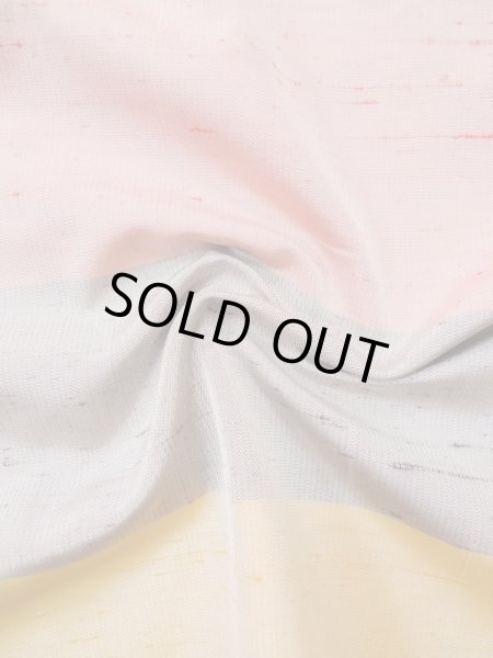 画像11: L0318G  羽織 女性用着物  シルク(正絹) スモーキーな クリーミーな 紫, 線 クリーミーな【中古】 【USED】 【リサイクル】 ★★★☆☆ (11)