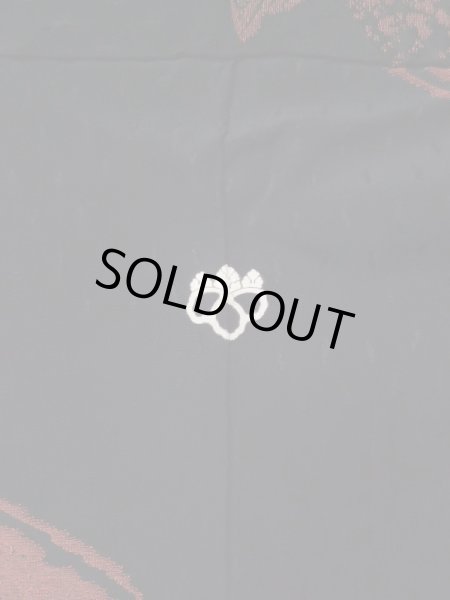 画像3: L0318H  羽織 女性用着物  シルク（正絹）   黒, 線 【中古】 【USED】 【リサイクル】 ★★★☆☆ (3)