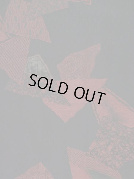 画像5: L0318H  羽織 女性用着物  シルク（正絹）   黒, 線 【中古】 【USED】 【リサイクル】 ★★★☆☆ (5)