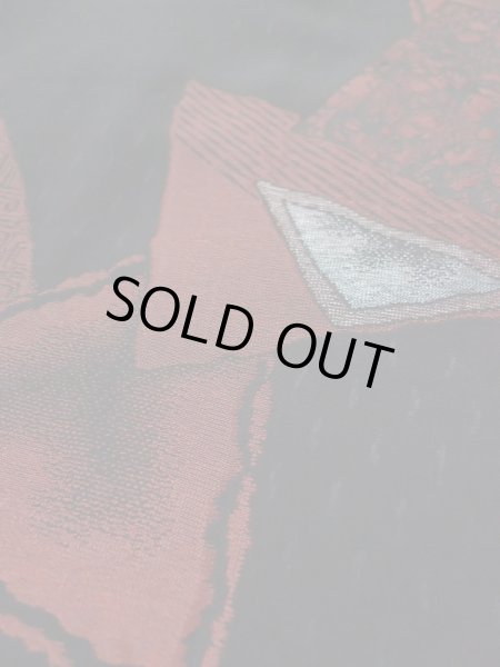 画像10: L0318H  羽織 女性用着物  シルク（正絹）   黒, 線 【中古】 【USED】 【リサイクル】 ★★★☆☆ (10)