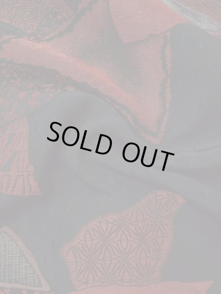 画像13: L0318H  羽織 女性用着物  シルク（正絹）   黒, 線 【中古】 【USED】 【リサイクル】 ★★★☆☆ (13)