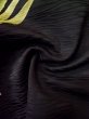 画像10: L0318J  羽織 女性用着物  シルク（正絹）   黒, 花 【中古】 【USED】 【リサイクル】 ★★★☆☆ (10)