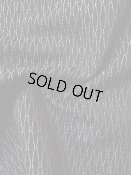 画像12: L0318K  羽織 女性用着物  シルク(正絹)   黒, 花 【中古】 【USED】 【リサイクル】 ★★★☆☆ (12)