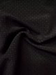 画像9: L0318N  男性用羽織 男性用着物 裏地：色紙絵 シルク（正絹）   黒, 小さな点々 【中古】 【USED】 【リサイクル】 ★☆☆☆☆ (9)