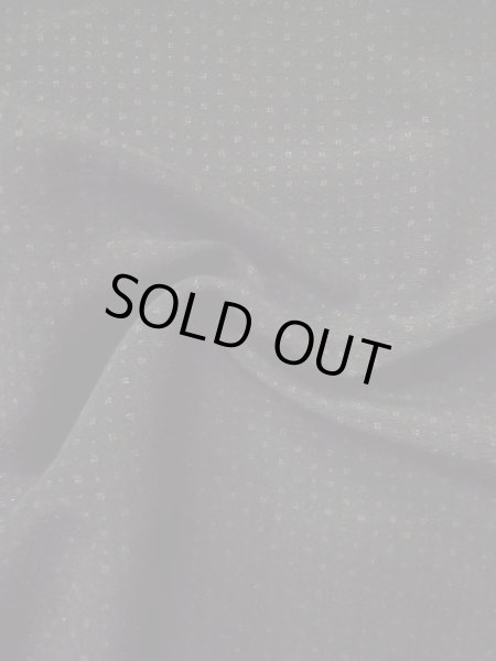 画像9: L0318N  男性用羽織 男性用着物 裏地：色紙絵 シルク（正絹）   黒, 小さな点々 【中古】 【USED】 【リサイクル】 ★☆☆☆☆ (9)