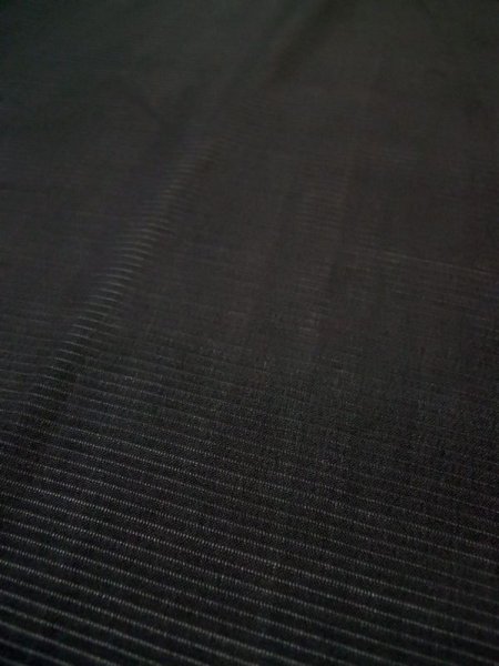 画像8: L0318S  男性用羽織 男性用着物  シルク(正絹)   黒,  【中古】 【USED】 【リサイクル】 ★☆☆☆☆ (8)