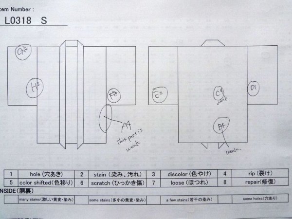 画像11: L0318S  男性用羽織 男性用着物  シルク(正絹)   黒,  【中古】 【USED】 【リサイクル】 ★☆☆☆☆ (11)