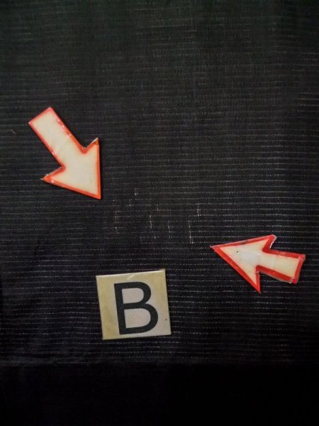 画像13: L0318S  男性用羽織 男性用着物  シルク(正絹)   黒,  【中古】 【USED】 【リサイクル】 ★☆☆☆☆ (13)