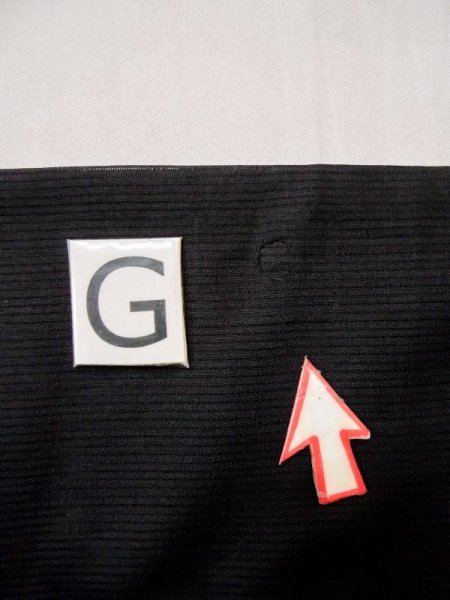 画像18: L0318S  男性用羽織 男性用着物  シルク(正絹)   黒,  【中古】 【USED】 【リサイクル】 ★☆☆☆☆ (18)