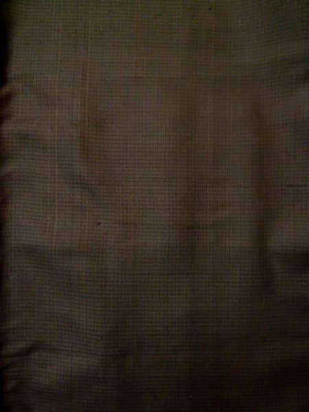 画像4: L0318T  男性用羽織 男性用着物 裏地:本 シルク(正絹) 淡い  茶色, チェック柄 【中古】 【USED】 【リサイクル】 ★★☆☆☆ (4)