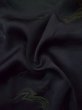 画像12: L0324A  羽織 女性用着物  シルク（正絹）   黒, 抽象的模様 【中古】 【USED】 【リサイクル】 ★★★☆☆ (12)