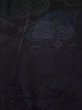 画像5: L0324H  羽織 女性用着物 地紋：唐草、菱、波 シルク（正絹）   黒, 鼓 【中古】 【USED】 【リサイクル】 ★★★☆☆ (5)