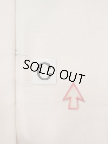 画像17: L0324Q  羽織 女性用着物  シルク(正絹) スモーキーな クリーミーな カーキ, 菊 【中古】 【USED】 【リサイクル】 ★★★☆☆ (17)