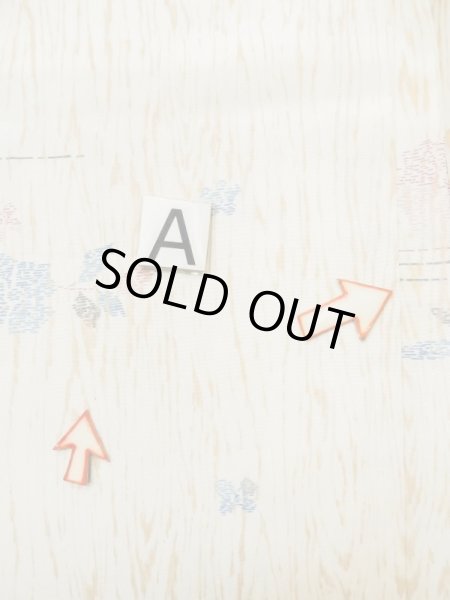 画像15: L0330D  羽織 女性用着物  化繊   クリーム, 花 【中古】 【USED】 【リサイクル】 ★★☆☆☆ (15)