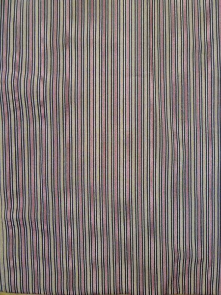 画像4: L0330F  羽織 女性用着物  シルク(正絹)   ゴールド(金), 縞 【中古】 【USED】 【リサイクル】 ★★★☆☆ (4)